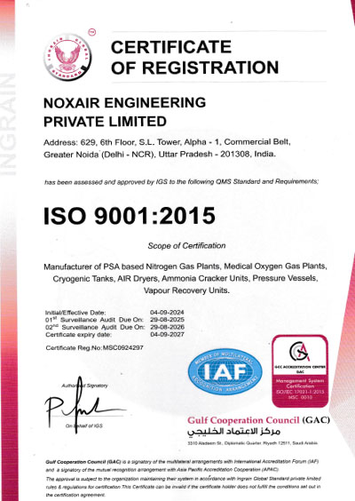 Certificate of Registration ISO 9001
